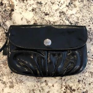 Patent Leather Coach Clutch
